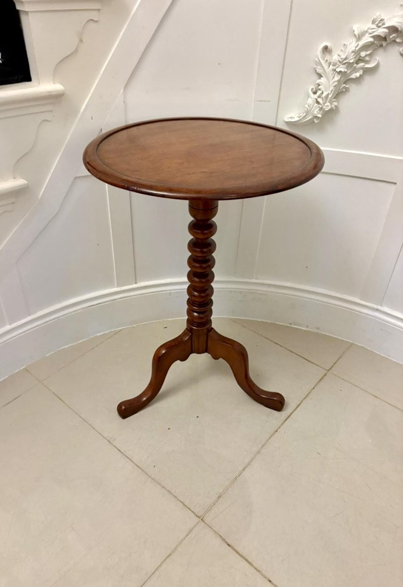 Quality Antique Victorian Mahogany Wine / Lamp Table